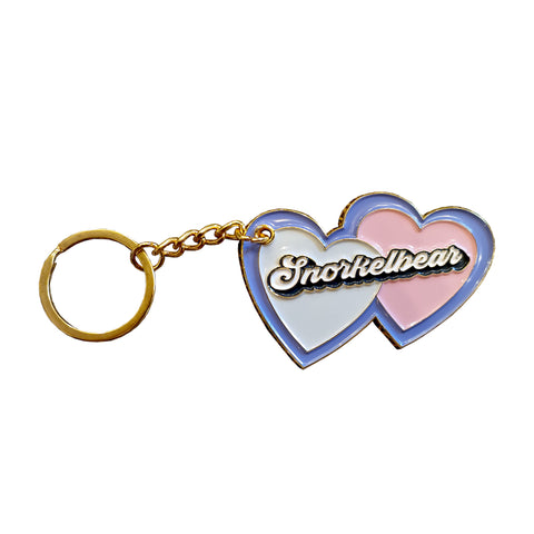 Snorkelbear Love Hearts Key Ring