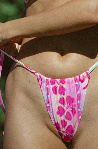 Vice Bikini Pant - H2O Pink