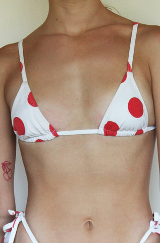Vice Bikini Top - Deadstock Red Spot