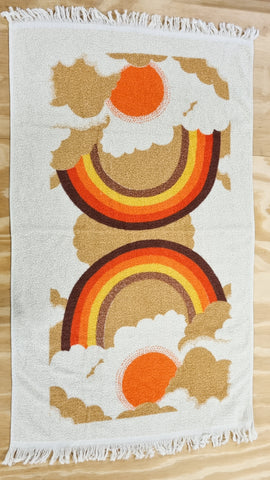 Vintage Towel - 70's Rainbow