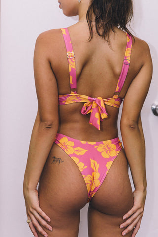 Babysitter Bikini Pant - Pink Hawaii