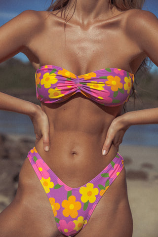 Darla Bikini Pant - Glitter Beach
