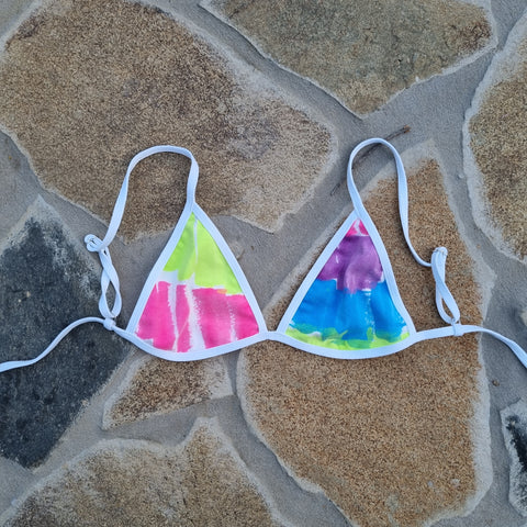 Deadstock Sponge Paint Bikini Separates