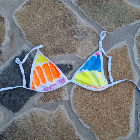 Deadstock Sponge Paint Bikini Separates