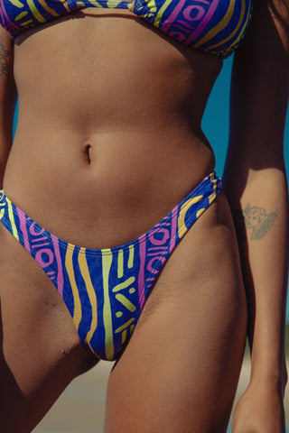 Buffy Bikini Pant - Pammy Stripe Organic Cotton (SALE/SECOND)
