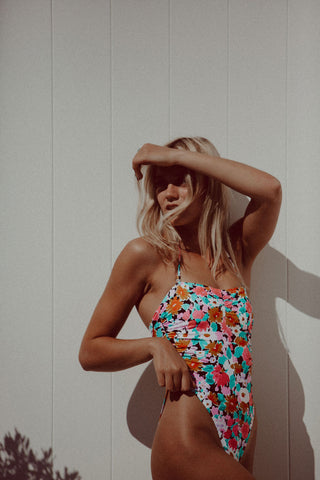 Peggy One Piece - Garden Party (SMALL FIT)