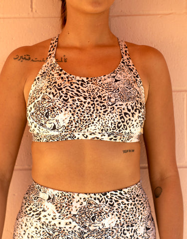 Leopard print activewear